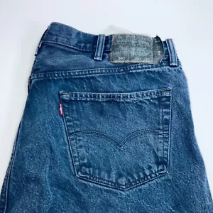 Jeans Levis 501 Pierna Recta Botón Mosca Talla 42 Medidas 38x29 Azul Índigo - Imagen 1 de 12
