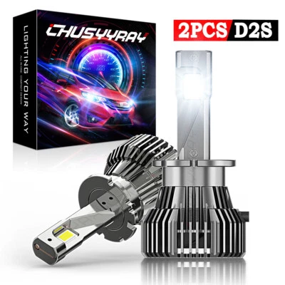 2x D2S LED Faros Delanteros Altos/Bajos Para Infiniti QX56 2011 2012 2013 Blanco Foto 1 de 4