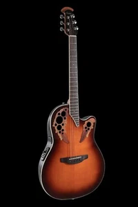 Ovation CE48-1-G E-Acoustic Guitar Celebrity Super Shallow Cutaway Sunburst - Picture 1 of 10