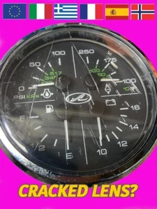 Replacement LENS for Smartcraft MERCURY OR SEA RAY 4INCH Speedo/Tachometer gauge - Bild 1 von 4