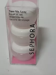 Sephora TAKE ME AWAY barattolo da viaggio 0,35 once set contenitore adatto a TSA 3 PZ + spatola - Foto 1 di 3