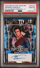 2023 Leaf Pop Century Metal Andrew Garfield Auto Autograph Blue #d 1/1 PSA 10