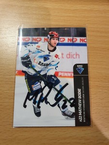 DEL 20-21 2020-2021 SIGNIERT Mathew Bodie ERC Ingolstadt