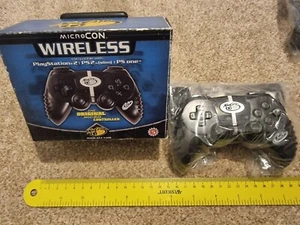 SONY PLAYSTATION 2 PS2 WIRELESS CONTROLLER MadCatz Microcon Game Pad BRAND NEW - Picture 1 of 2