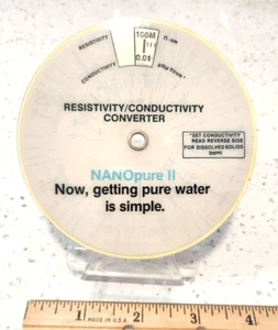 Vintage Resistivity / Conductivity Converter Wheel - Picture 1 of 3