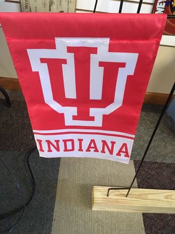 Indiana Hoosiers 12x18 Garden Flag 2 Sided Cover