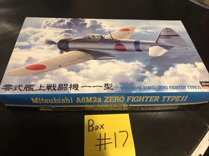 Hasegawa scala 1/48 Mitsubishi A6M2a caccia zero tipo 11 - Kit modello aereo - Foto 1 di 1