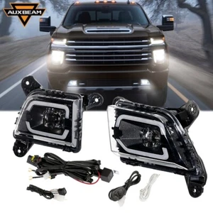 Kit de par de luces antiniebla LED para Chevy Silverado 1500 2500 2019 2020 2021 - Imagen 1 de 12
