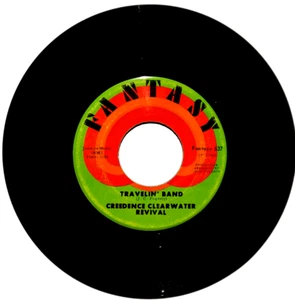 CREEDENCE CLEARWATER REVIVAL-Who’ll Stop The Rain- Travelin Band Vinyl 45 RPM   - Bild 1 von 4