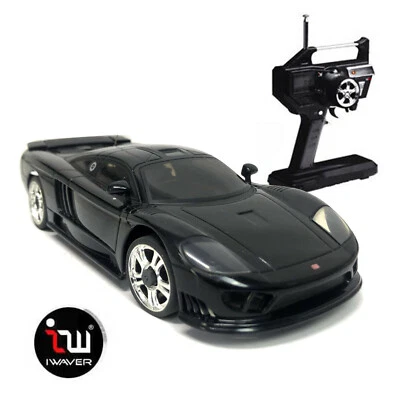 NEW IWAVER 02M FORD SALEEN S7 BLACK 1:28 RC CAR FM RTR READY TO RUN SET - Image 1 of 4