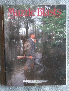 1992 MUZZLE BLASTS  magazine: Black Powder Muzzleloading Rifle MARCH 1992 GC - Bild 1 von 7