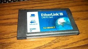 SCHEDA DI RETE PCMCIA 3C589D-TP 3COM 3C589DTP SOLO - Foto 1 di 1