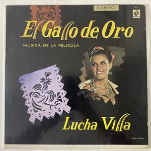 EL GALLO DE ORO, SOUNDTRACK BY LUCHA VILLA, 1964 MEXICAN LP, RANCHERAS - Picture 1 of 4