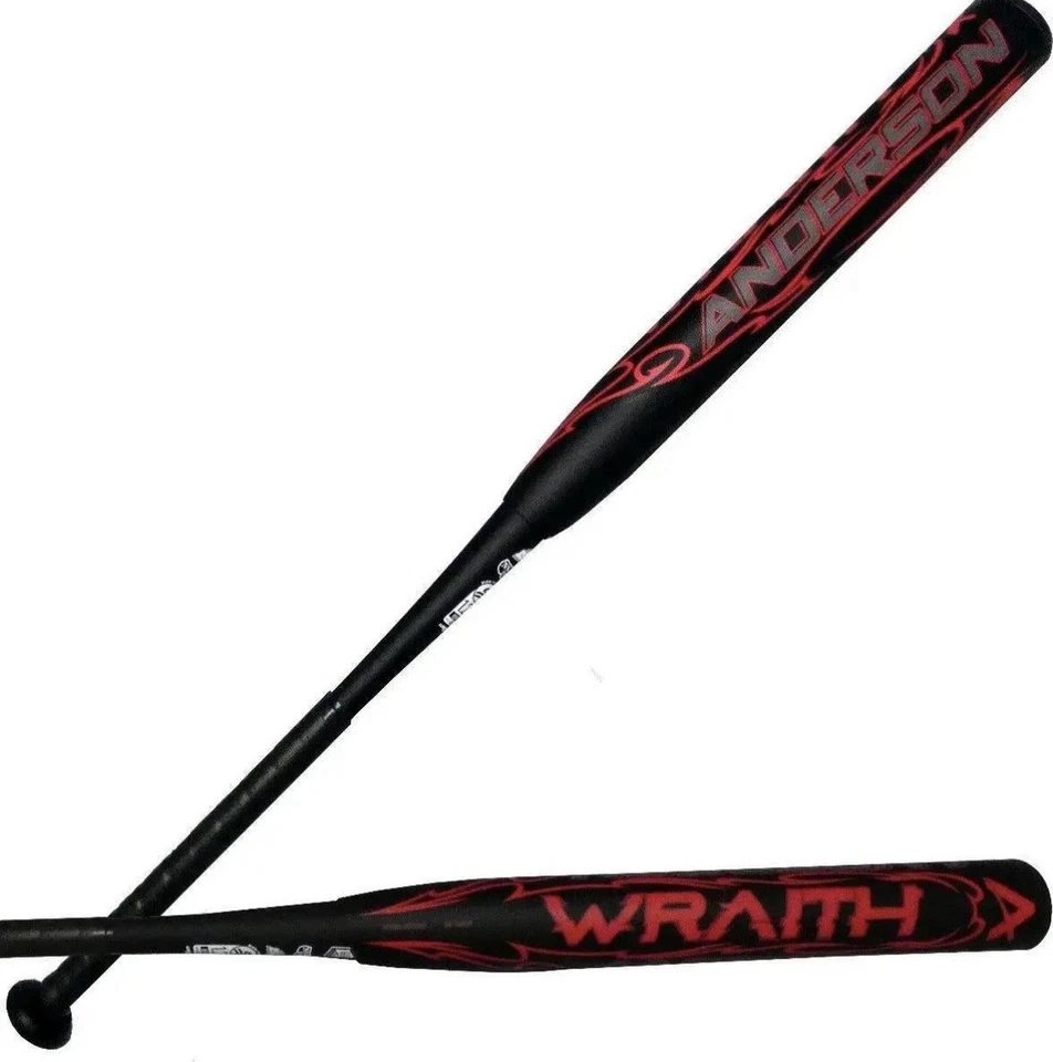 Б/у софтбольная бита с медленной подачей композитная 2022 Anderson Wraith USSSA 34/27    - Изображение 1 из 4