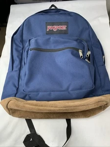 JanSport Pack Rucksack blau Wildlederboden klassischer Stil - Bild 1 von 9