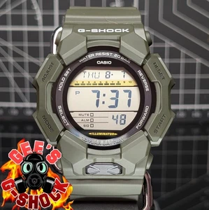 Casio G-Shock GD-010 Digital 10yr Battery Khaki Green Yellow Big Case GD-010-3 - Picture 1 of 12