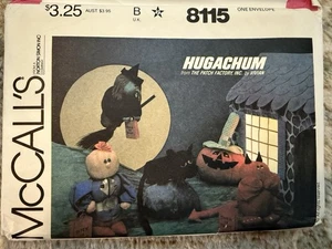 Vintage McCall’s Hugachum Halloween Pattern 8115 Uncut Factory Folded - Picture 1 of 6