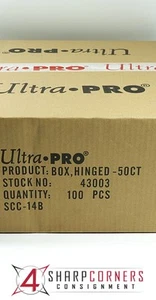 ULTRA PRO HINGED SNAP CASES 2-BOX CASE FACTORY SEALED - Picture 1 of 4
