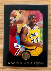 1995-96 Skybox E-XL Magic Johnson Basketball Card #40 Earvin Johnson Cards - Picture 1 of 2