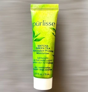Purlisse Matcha Green Tea Priming Moisturizer 15ml/0.5oz Travel Size New Sealed - Picture 1 of 2