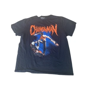 Chainsaw Man T-Shirt Crunchyroll Anime Schwarz Large Kurzarm 100% Baumwolle - Bild 1 von 4