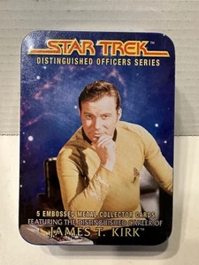 Star Trek Distinguished Officers Series Metal Collector Cards New Factory Sealed - Bild 1 von 5