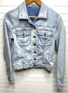 Kut From The Kloth Blue Jean Denim Jacket Women’s Size M - Picture 1 of 11