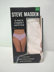 Steve Madden Mujer Paquete de 4 Cheeky Hipster Talla Grande Nuevo Falta 1 Par - Imagen 1 de 12