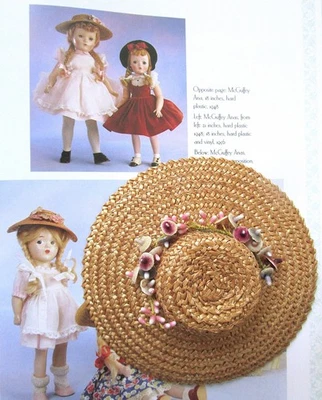 SOMBRERO VINTAGE MADAME ALEXANDER - 1940S-1950 - McGUFFEY ANA, MARGARET O'BRIEN, ETC. Foto 1 de 3