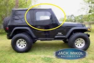 Passenger Upper Skin Half Door Front Windows for 97-06 Jeep Wrangler - Picture 1 of 2