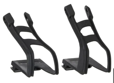 ✅️ NEW Raleigh Lightweight Plastic Toe Clips inc Straps -MTB Road Bike Bicycle🔥 - Image 1 of 4