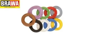 Brawa 3103 cable cable cable 0,14 mm² monohilo, anillo de 10 m, verde (1 m - 0,35 €) NUEVO + EMBALAJE ORIGINAL - Imagen 1 de 1