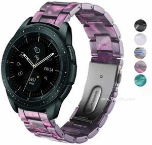 Resin Watch Band Metal Strap For Samsung Galaxy Watch4 5 6 7 40/44 Classic 43/47 - Picture 1 of 24