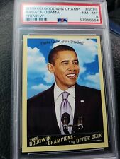 PSA 8 2009 Upper Deck Goodwin Champions Preview Barack Obama #GCP-9 pop 1 04