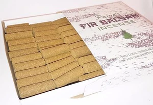 caja 72 troncos de abeto bálsamo recarga incienso Paine's todo natural hecho en Maine Navidad - Imagen 1 de 3
