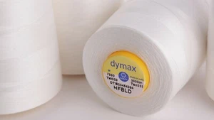 Coats Dymax Thread 18's/24's/30's/40's/50's Cotton Dyeable thread x 5000m cones - Picture 1 of 1