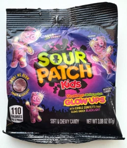 Sour Patch Kids Strawberry-Watermelon Glow Ups - 3.08 oz Bag - Limited Edition - Picture 1 of 1