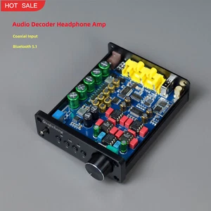 BT5.1 PCM1794 Audio Decoder Bluetooth Headphone Amp Supports USB PC Sound Card - Photo 1/4