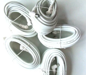 CAVO D'ANTENNA MASCHIO FEMMINA PROLUNGA 10 METRI CONNETTORI 90° 75 OHM KIT 5 Pz - Imagen 1 de 1