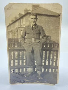 WW2 British Royal Air Force Portrait Photograph Taken In Arlington 1940 - Picture 1 of 6