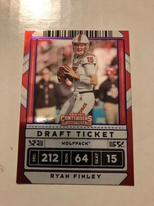 2020 Panini Contenders Draft Picks RYAN FINLEY Blue Foil Parallel Card - Picture 1 of 1