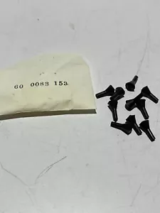 10er BEUTEL AGILENT 600083153 1,5 MM ROHR SCHWARZ POLYETHYLEN ADERENDHÜLSEN - Bild 1 von 1