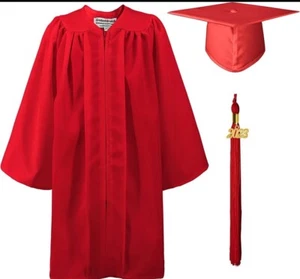 GraduationMall Matte Kindergarten Graduation Gown Cap Set with 2023 Tassel - Picture 1 of 5