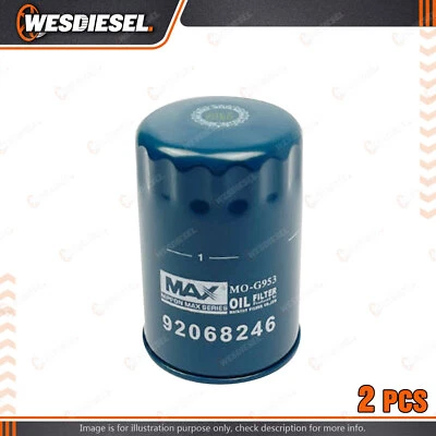 2 Wesfil Oil Filters fits Holden Captiva CG Petrol 10HMA MPFI DOHC 24V WCO76NM - image 1 of 2