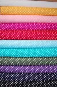 Rose & Hubble Polka Dot Spotty 3mm Spots 100% Cotton Poplin Fabric by 1/2M* - Picture 1 of 33