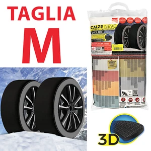 CALZE DA NEVE OMOLOGATE AUTO TAGLIA M EASY GO PNEUMATICI 205/55R16 205/55/16 - Foto 1 di 2