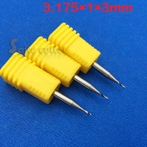 5pcs HQ Milling Cutter single flute CNC router Acrylic bits 1/8''  3.175mmx1x3mm - Picture 1 of 1