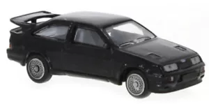 Brekina 1986 Ford Sierra RS 500 Cosworth Black HO Scale 1:87 Model Car - Picture 1 of 5