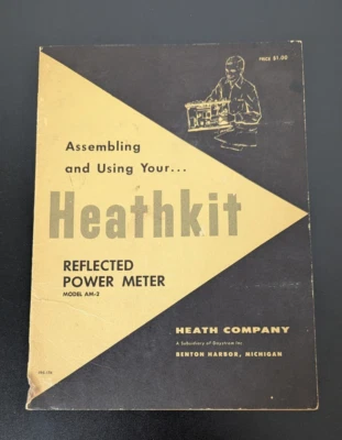 HEATHKIT AM-2 Medidor de Potencia Reflectado Conjunto y Manual de Operación ORIGINAL Foto 1 de 4