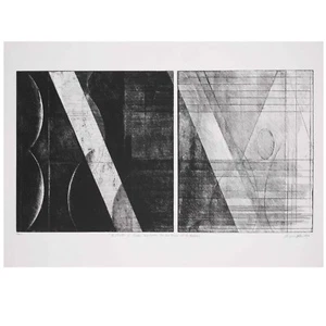 Aller Aquatint Original Print Art Collectibles Design Home 70X50Cm - Picture 1 of 1